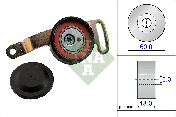 Belt Tensioner, V-ribbed belt